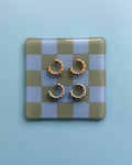 Everyday Twist Hoop Silver