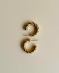 Everyday Twist Hoop Gold