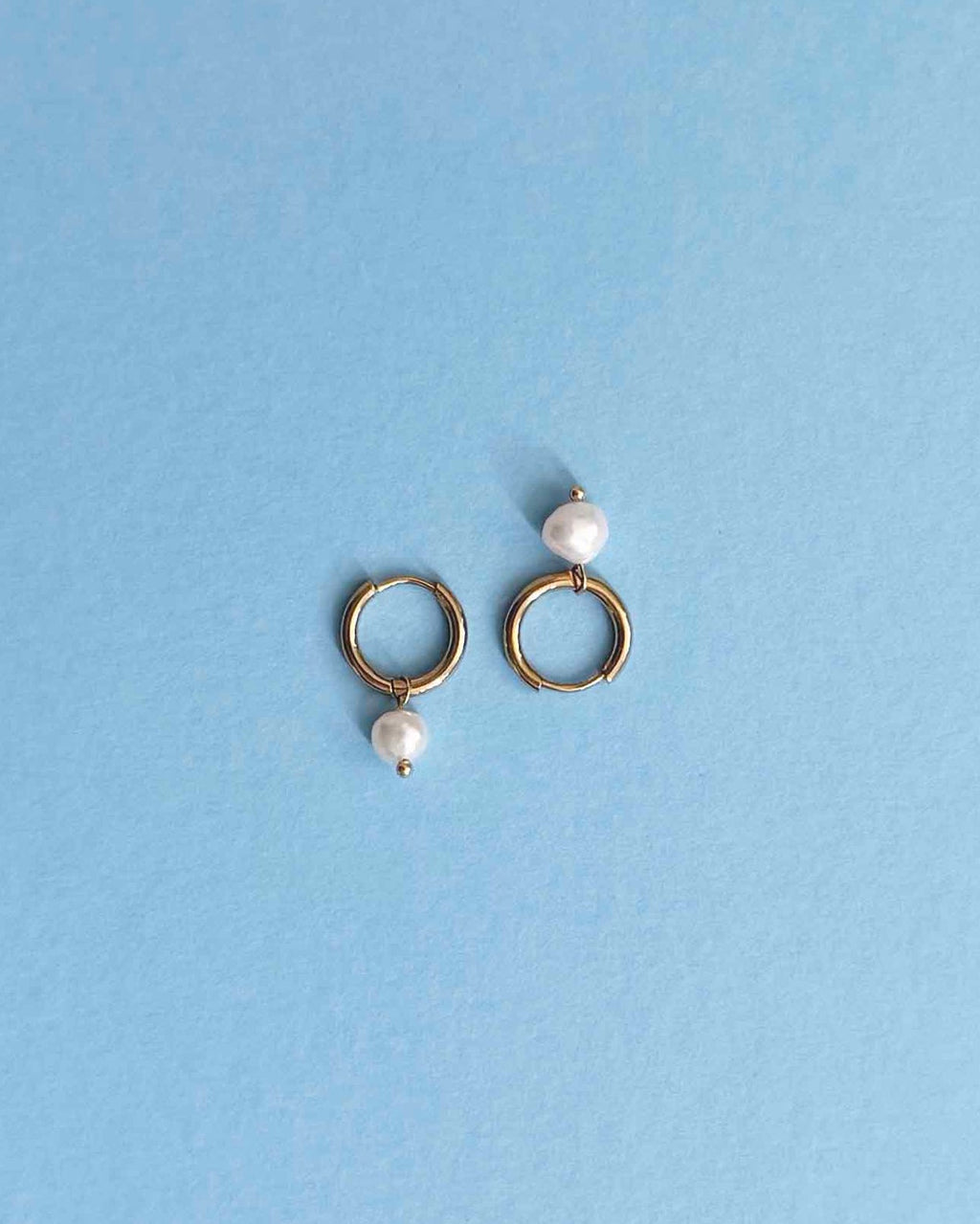Pearl Charm Hoop