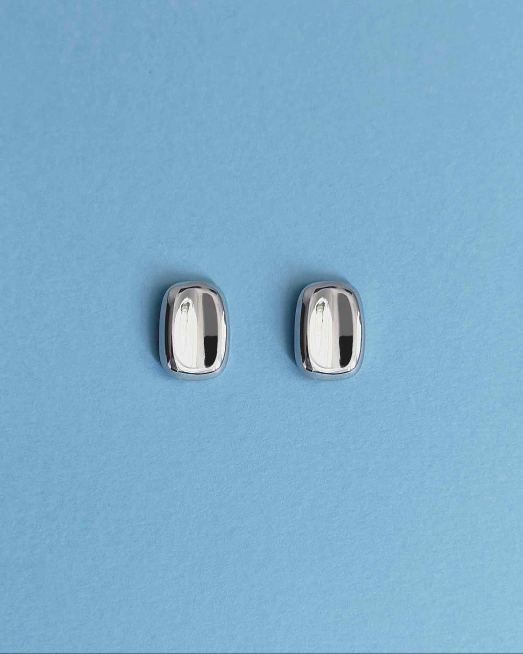 Organic Statement Stud Silver