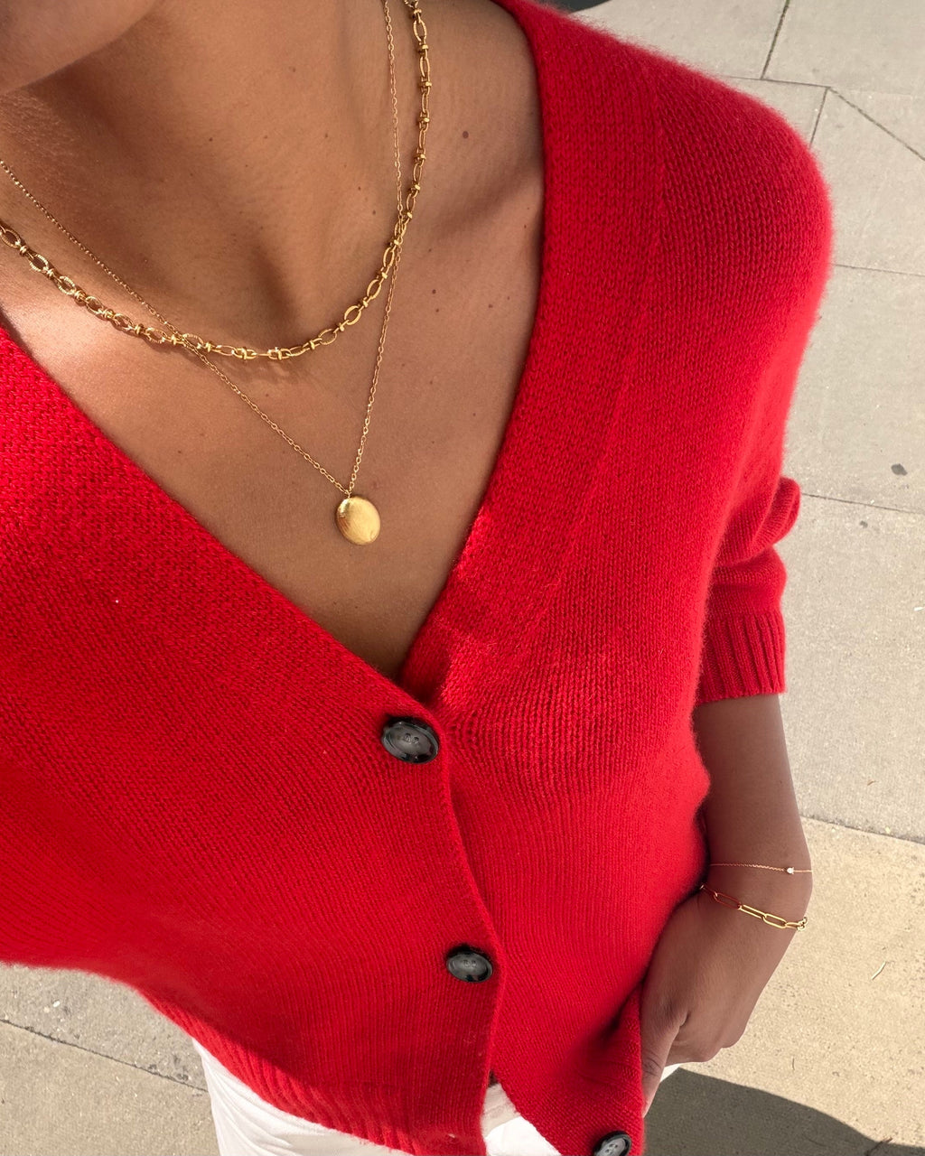 Brushed Oval Pendant