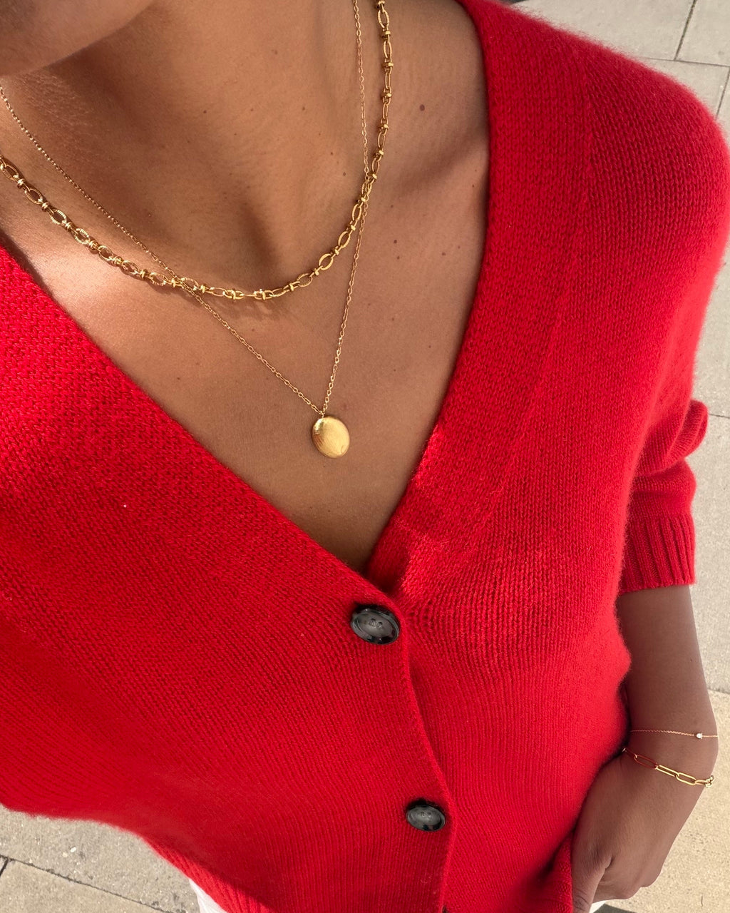 Textured Delicate Necklace