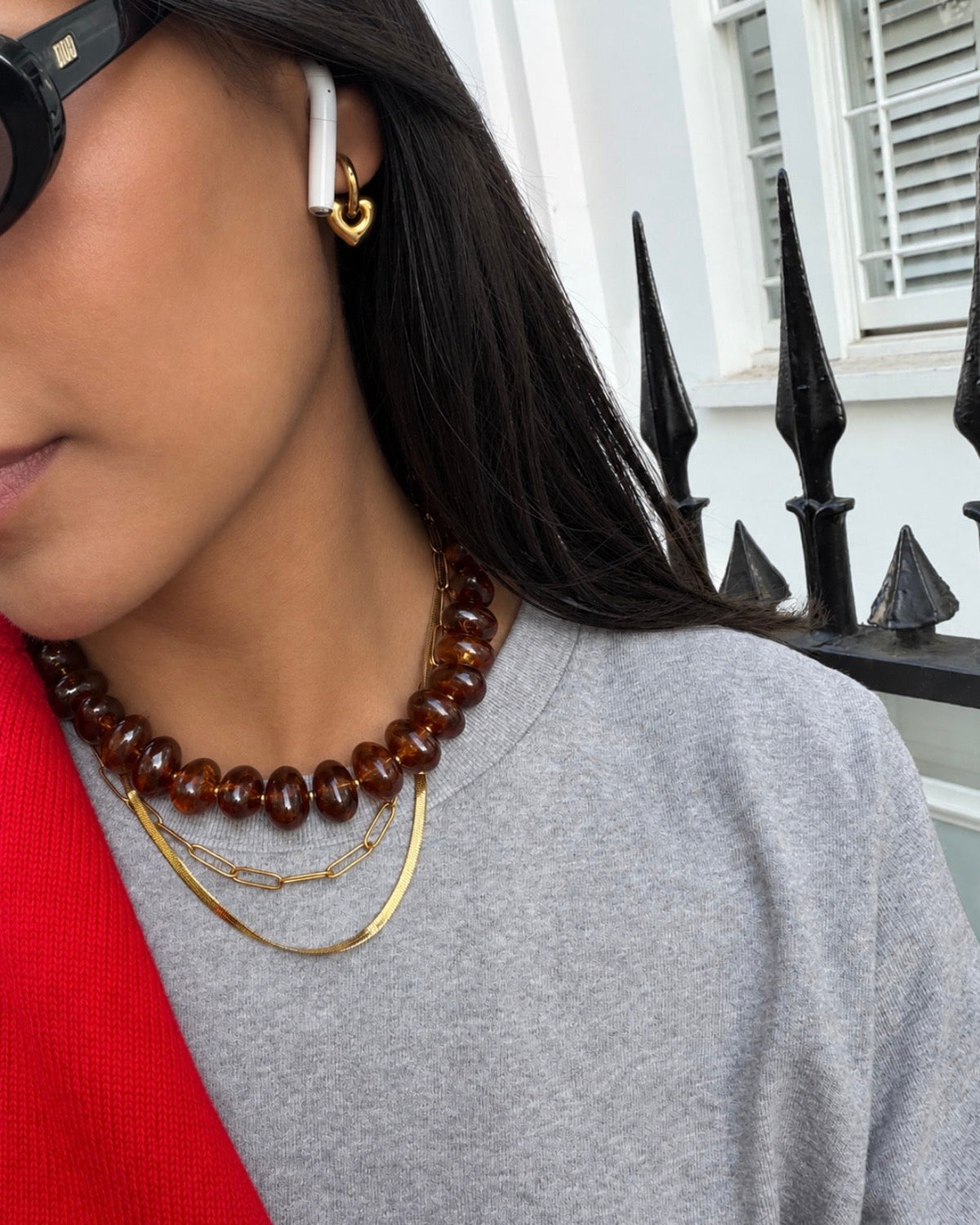 Beaded Statement Necklace