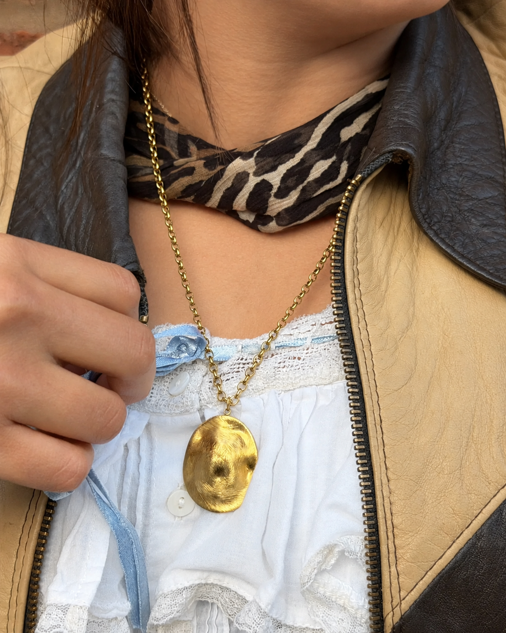 Molten Long Necklace